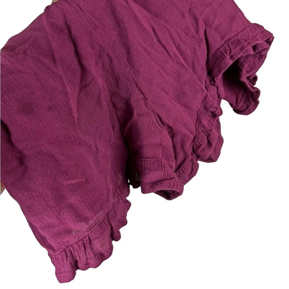 Mossimo • Black Cherry Woven Romper - Picture 11 of 12